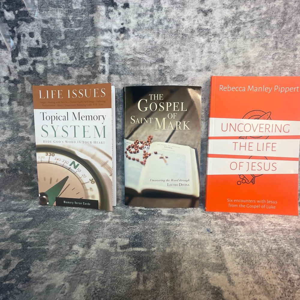 Gospel Study Bundle Topical Memory System Mark‎ Pippert Uncovering Life of Jesus